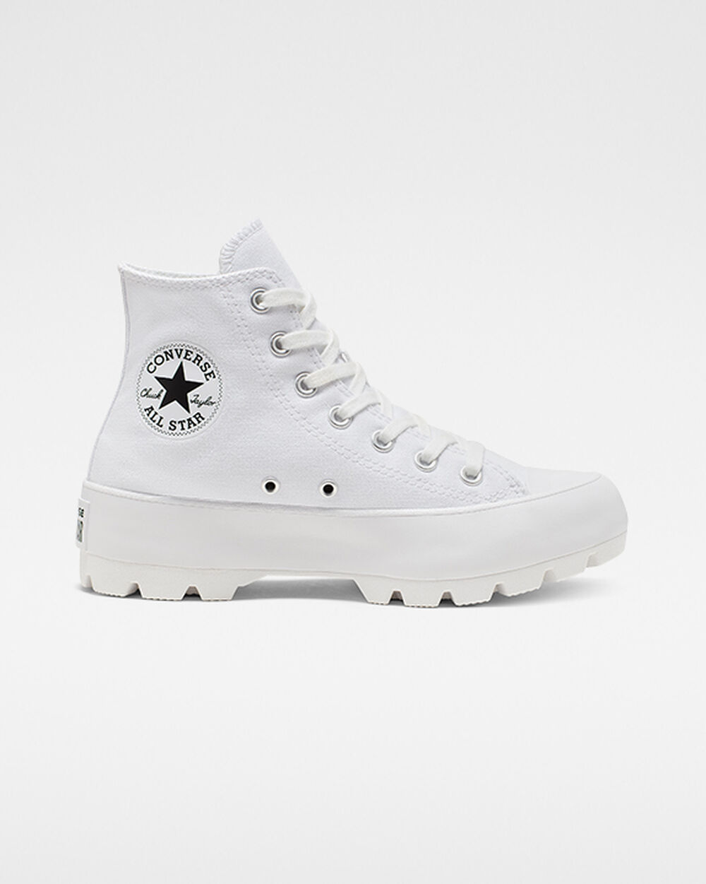 Botas de Invierno Converse Chuck Taylor All Star Lugged Mujer Blancas Negras Blancas | Chile-3716