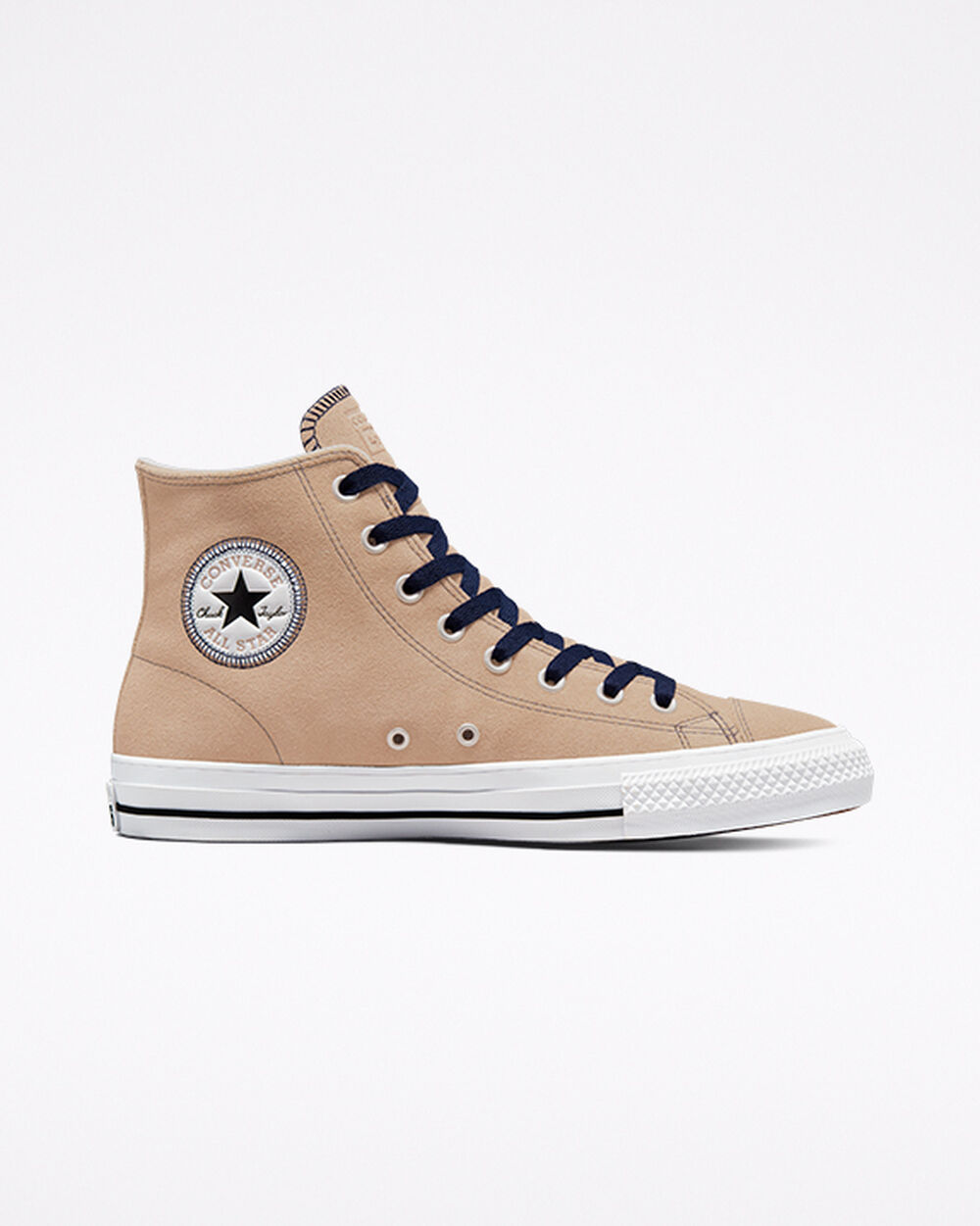 Zapatillas Converse CONS Chuck Taylor All Star Pro Mujer Kaki Negras Blancas | Chile-015346