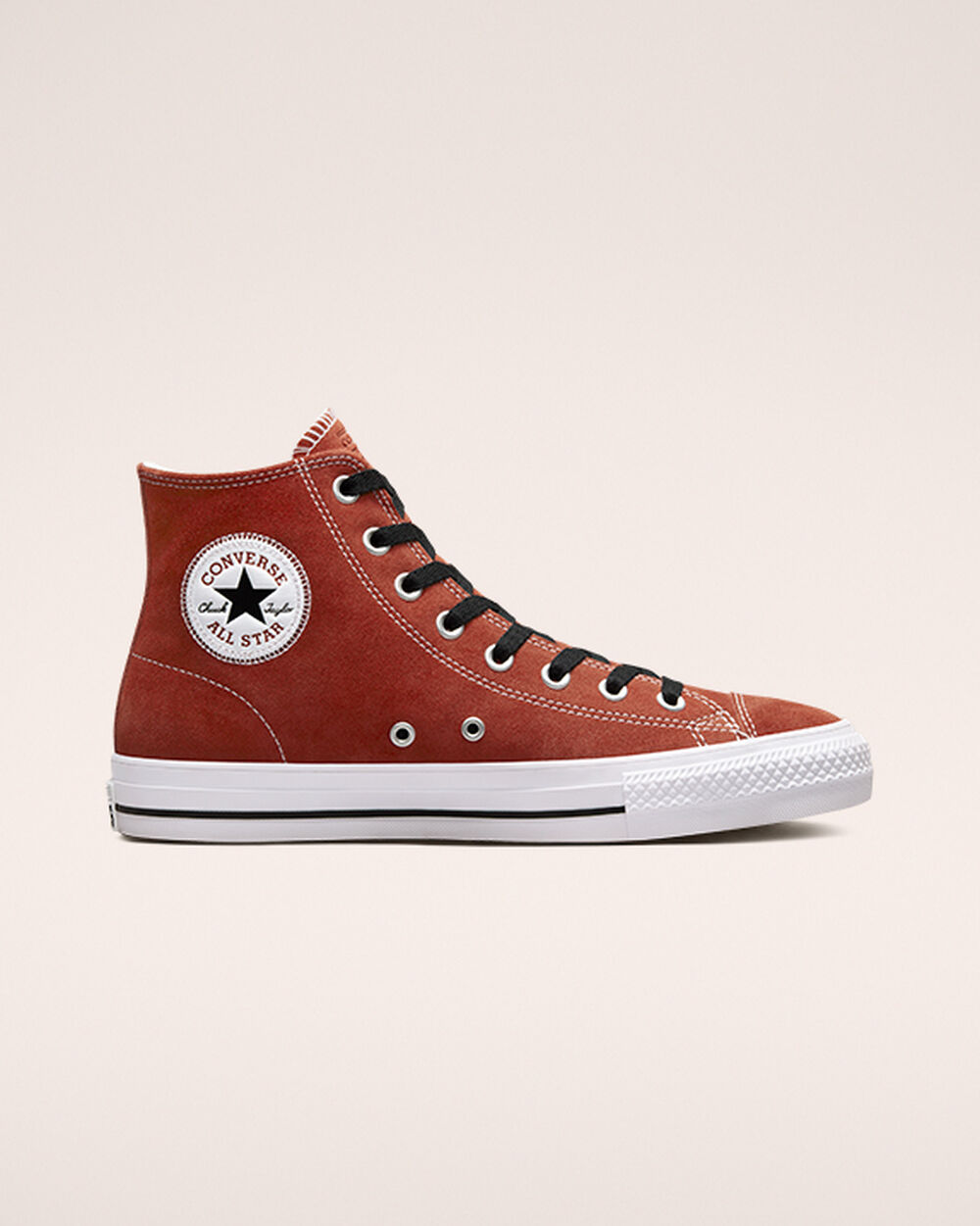 Zapatillas Converse CONS Chuck Taylor All Star Pro Mujer Rojas Oscuro Negras Blancas | Chile-960726