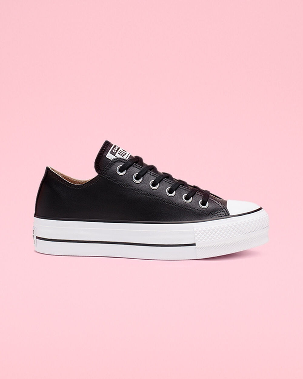 Zapatillas Converse Chuck Taylor All Star Mujer Negras Blancas | Chile-014296