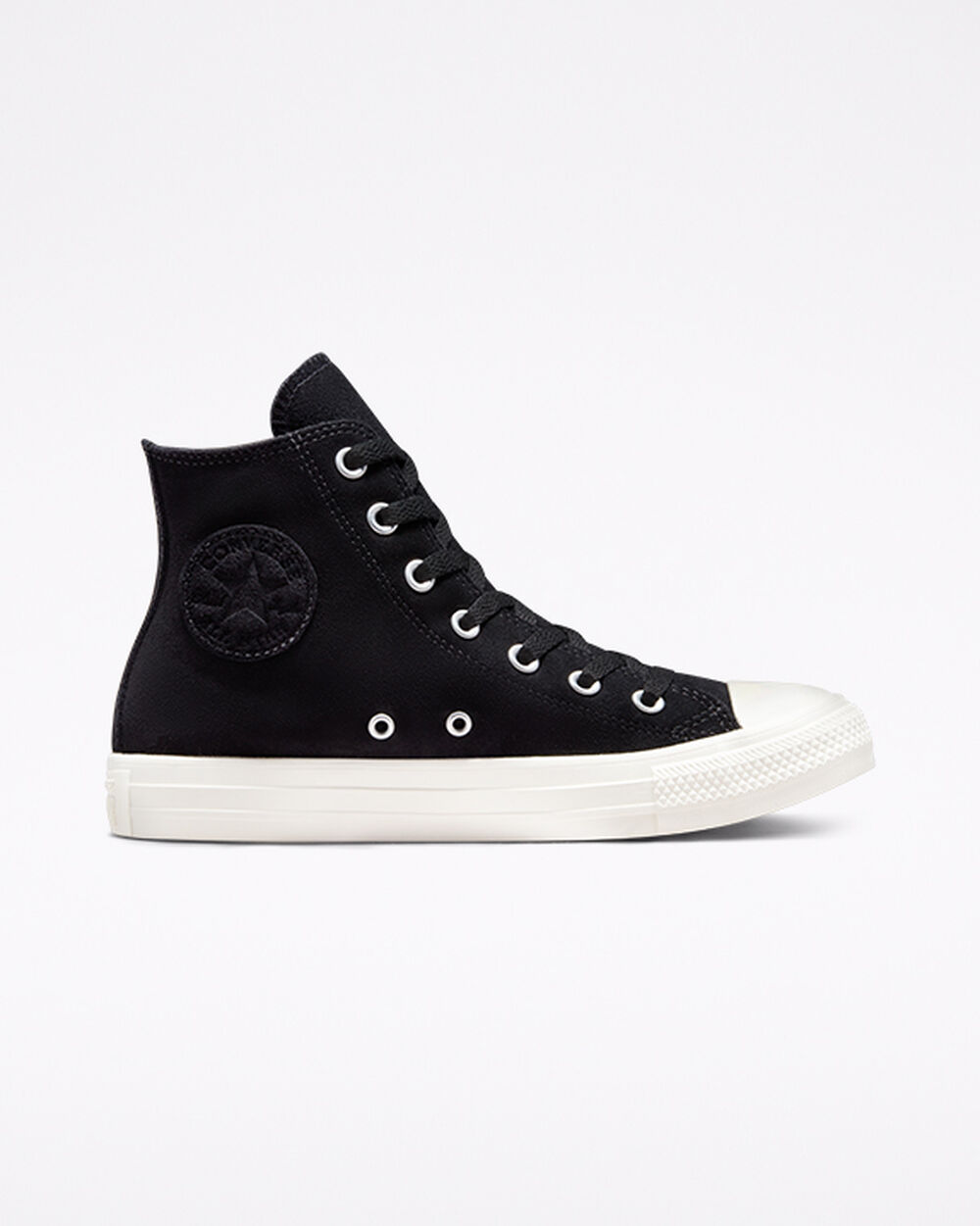 Zapatillas Converse Chuck Taylor All Star Mujer Negras Blancas | Chile-23466