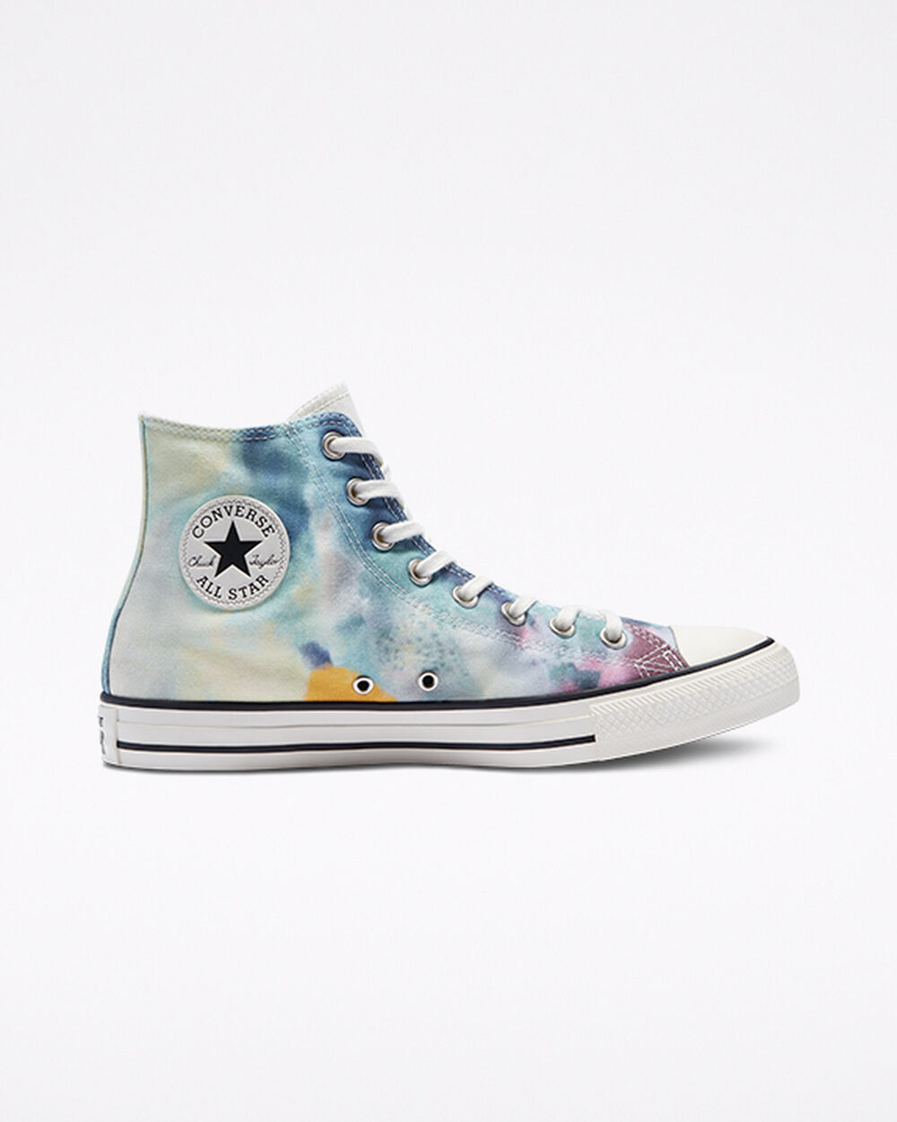 Zapatillas Converse Chuck Taylor All Star Hombre Blancas Multicolor Negras | Chile-24796