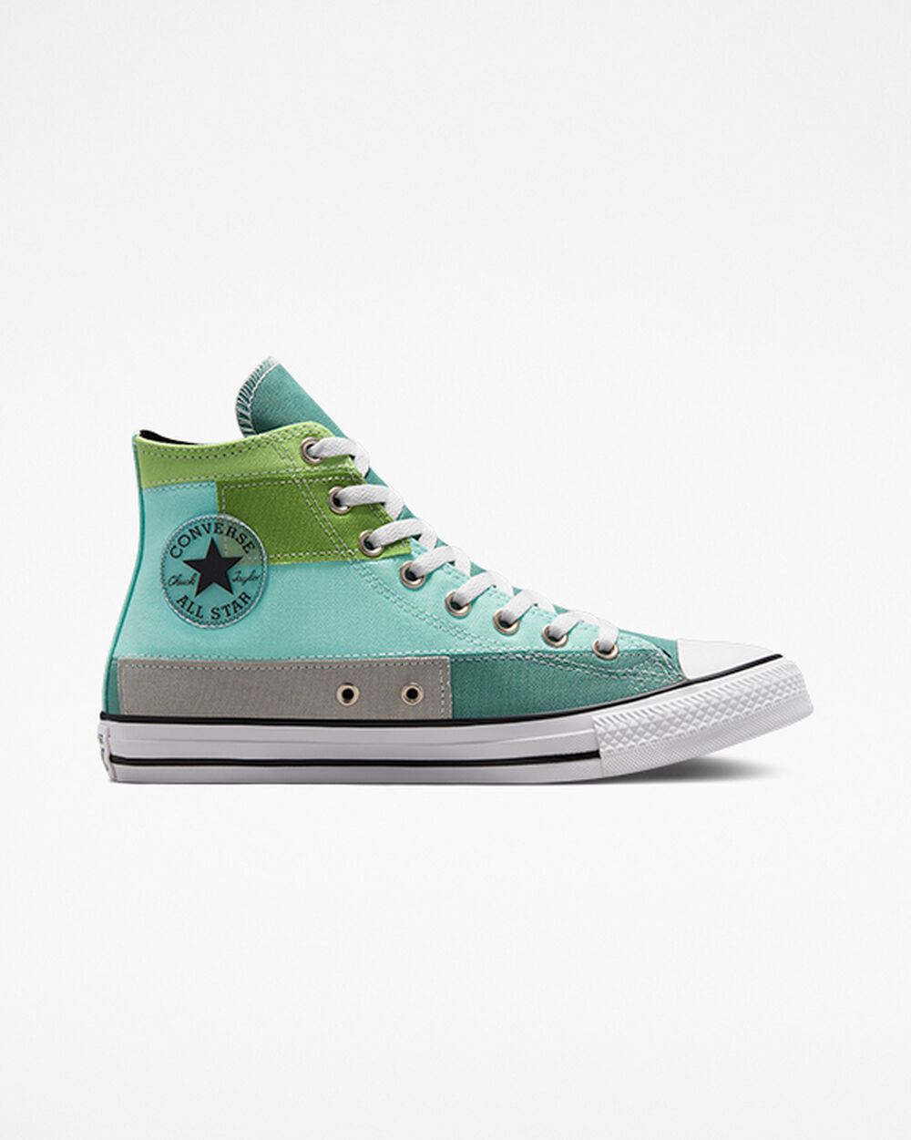 Zapatillas Converse Chuck Taylor All Star Mujer Azules Claro Verde Claro | Chile-27366