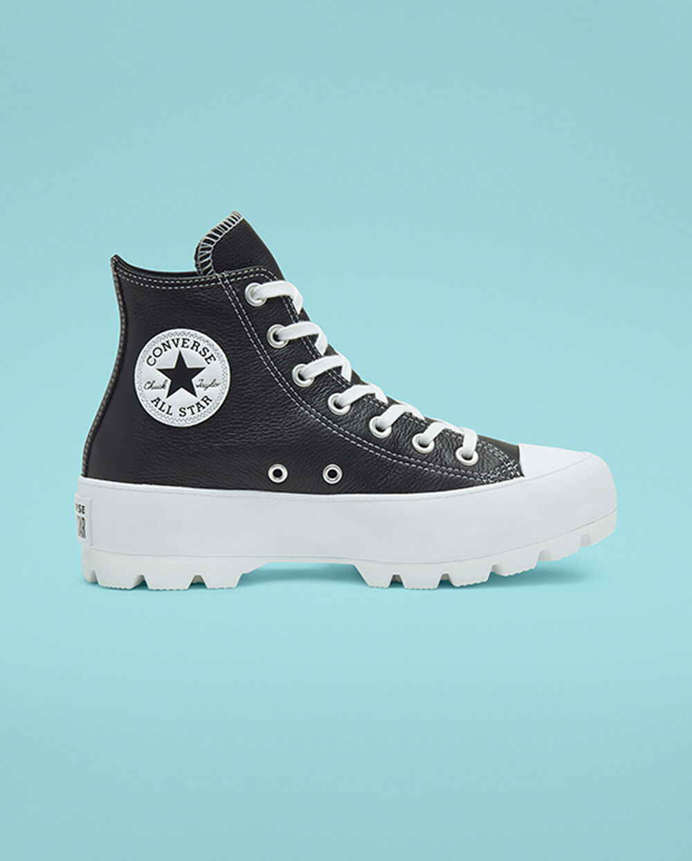 Zapatillas Converse Chuck Taylor All Star Mujer Negras Blancas | Chile-517346