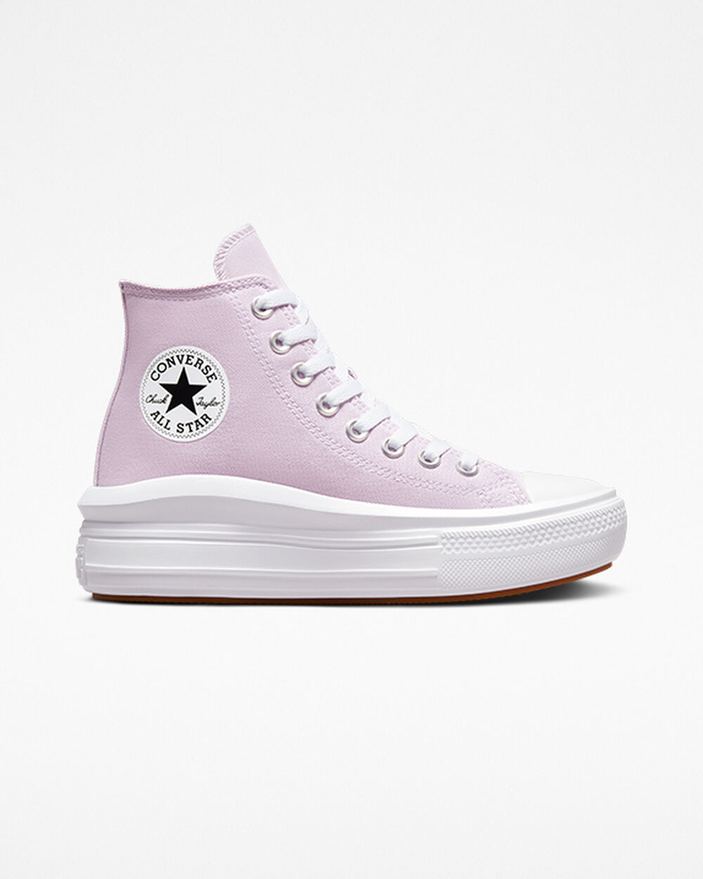 Zapatillas Converse Chuck Taylor All Star Move Mujer Moradas Claro Blancas | Chile-85466