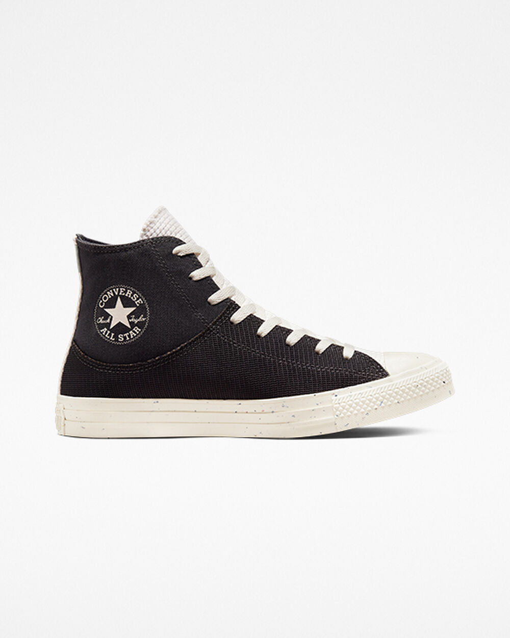 Zapatillas Converse Chuck Taylor All Star Hombre Negras Blancas | Chile-894736