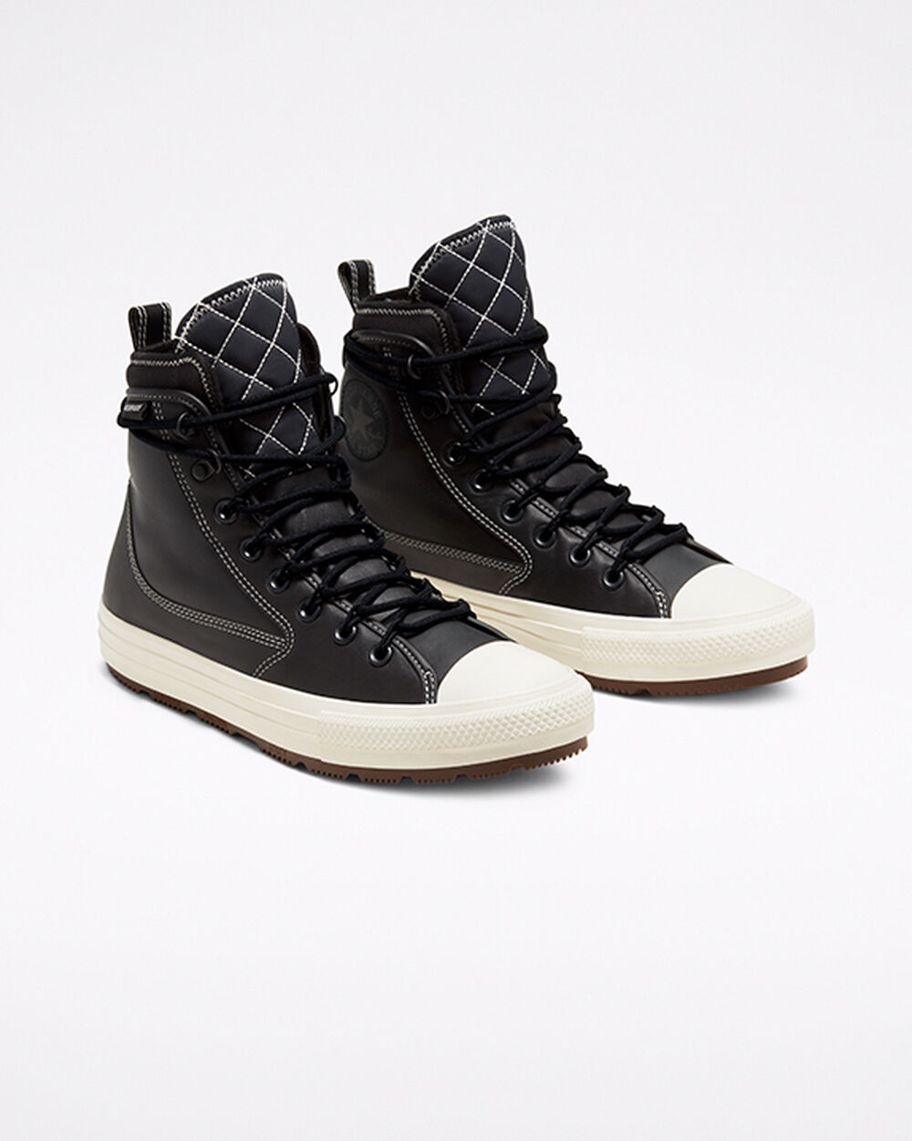 Botas Montaña Converse Chuck Taylor All Star Hombre Negras Blancas | Chile-50346