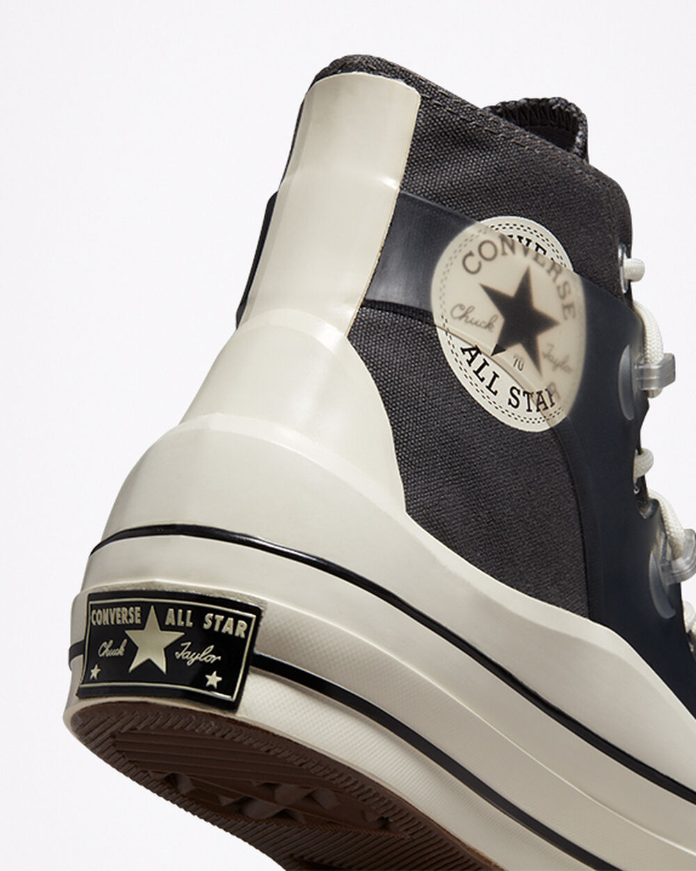 Botas de Invierno Converse Chuck 70 Hombre Negras Blancas | Chile-76196