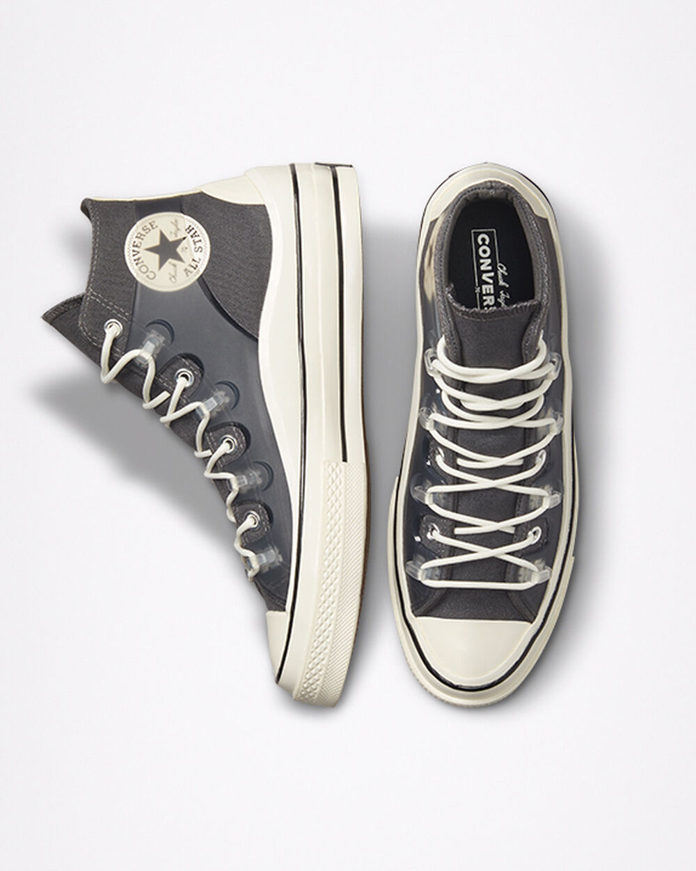 Botas de Invierno Converse Chuck 70 Hombre Negras Blancas | Chile-76196