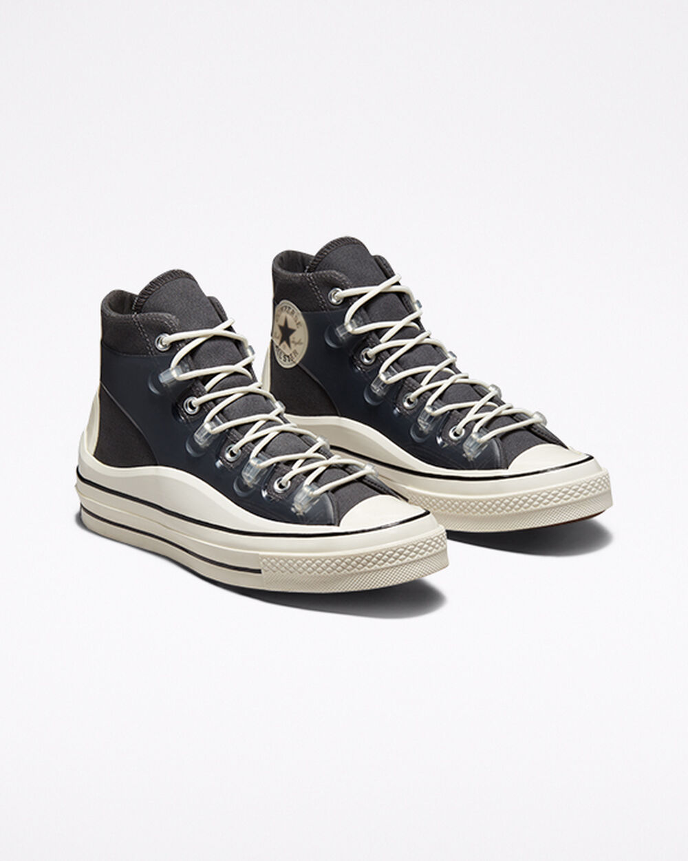 Botas de Invierno Converse Chuck 70 Hombre Negras Blancas | Chile-76196