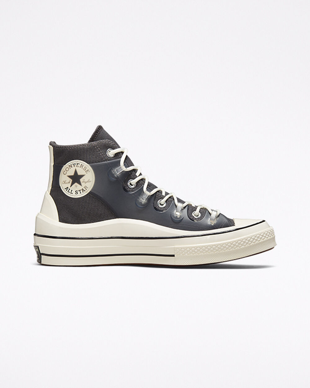 Botas de Invierno Converse Chuck 70 Hombre Negras Blancas | Chile-76196