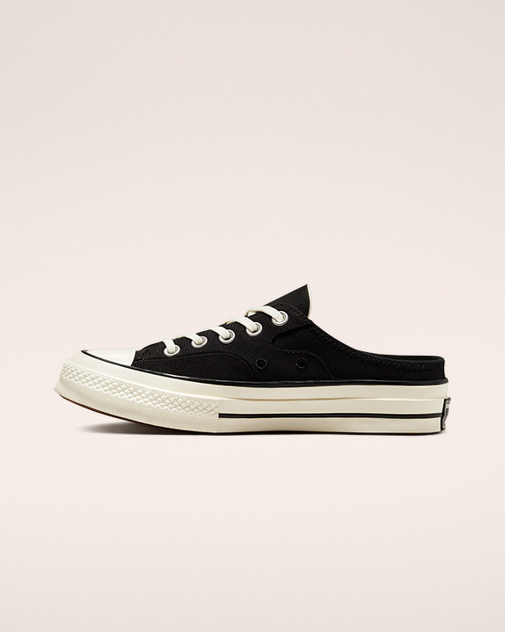 Mule Converse Chuck 70 Hombre Negras Blancas | Chile-386746