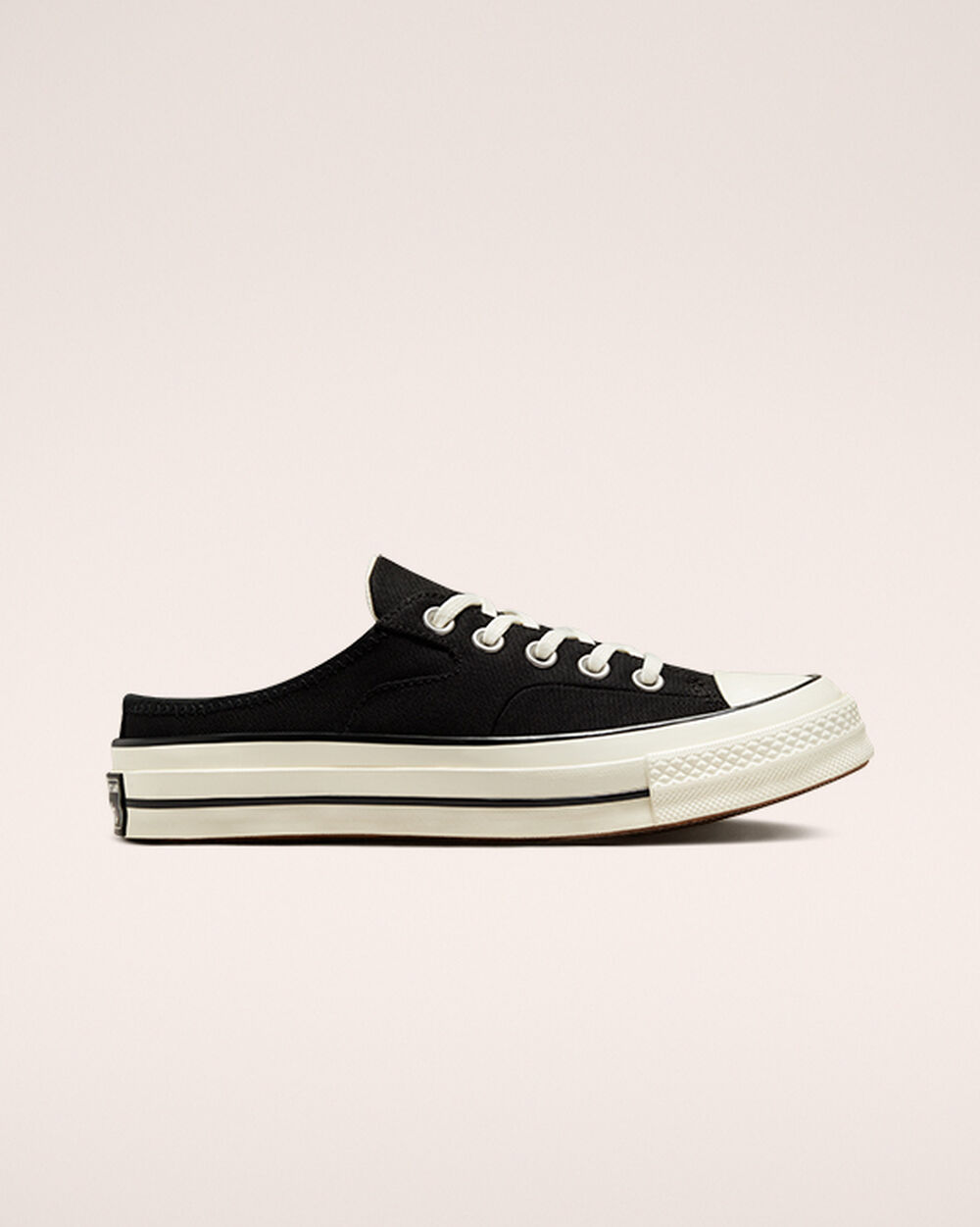 Mule Converse Chuck 70 Hombre Negras Blancas | Chile-386746