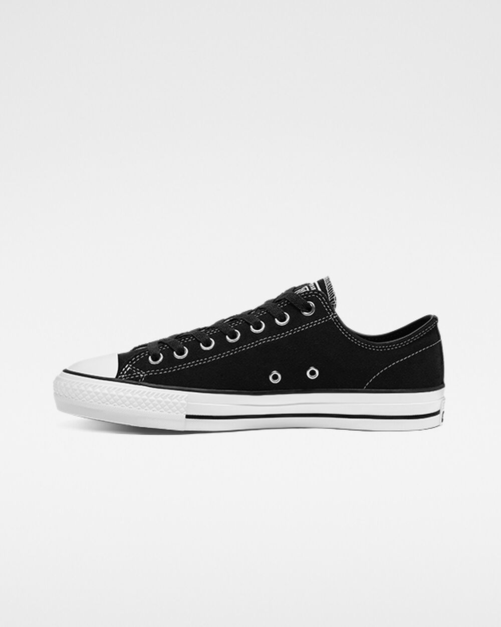 Zapatillas Converse CONS Chuck Taylor All Star Pro Hombre Negras Blancas | Chile-82156