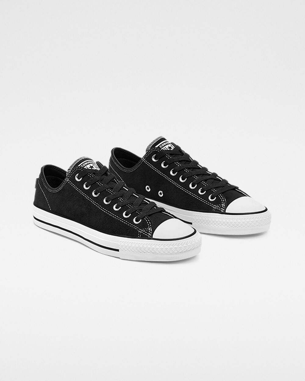 Zapatillas Converse CONS Chuck Taylor All Star Pro Hombre Negras Blancas | Chile-82156