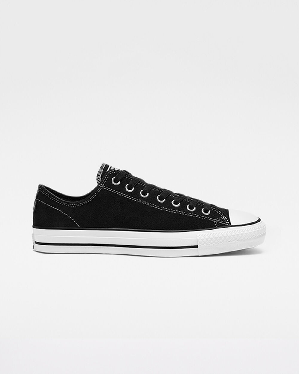 Zapatillas Converse CONS Chuck Taylor All Star Pro Hombre Negras Blancas | Chile-82156