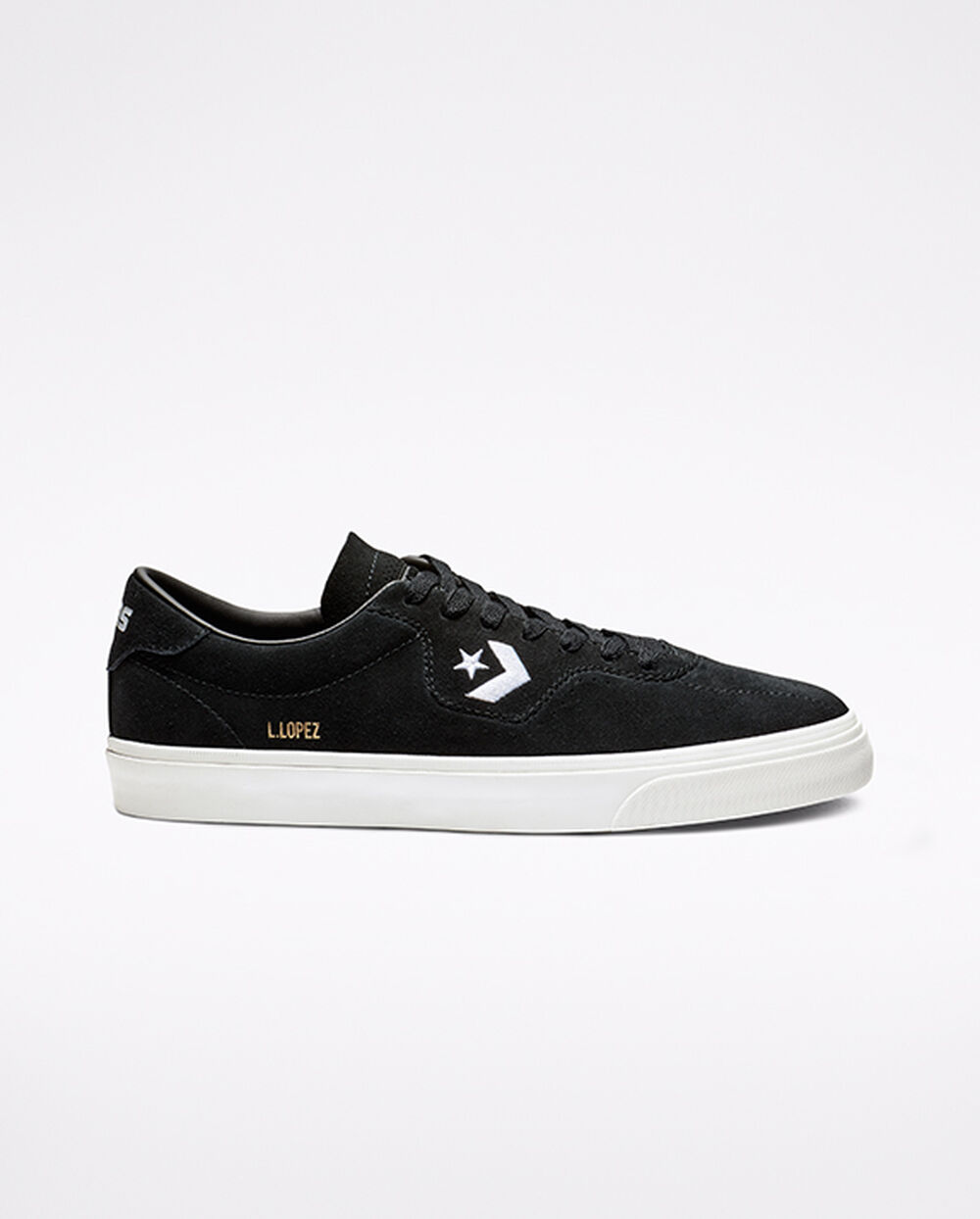 Zapatillas Converse CONS Louie Lopez Pro Hombre Negras Blancas | Chile-85196