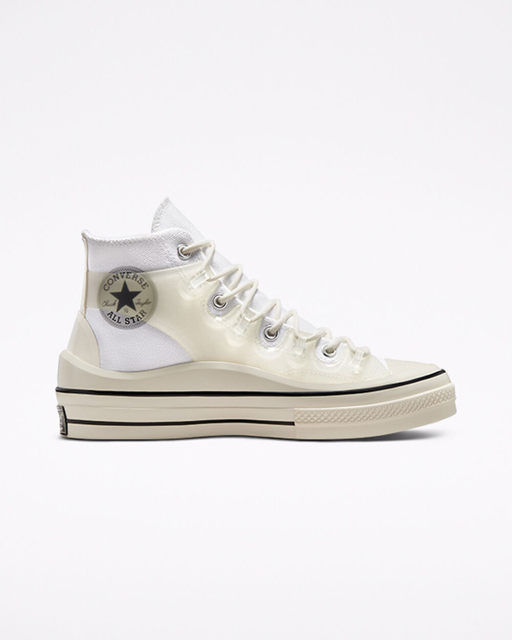 Zapatillas Converse Chuck 70 Hombre Blancas Negras | Chile-415096