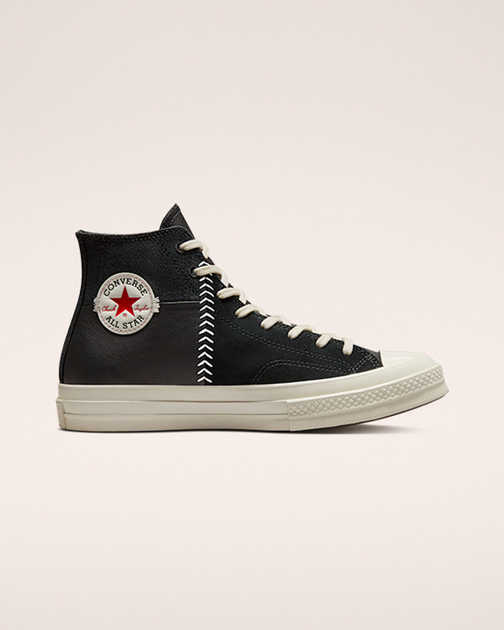 Zapatillas Converse Chuck 70 Hombre Negras Blancas Rojas | Chile-147296