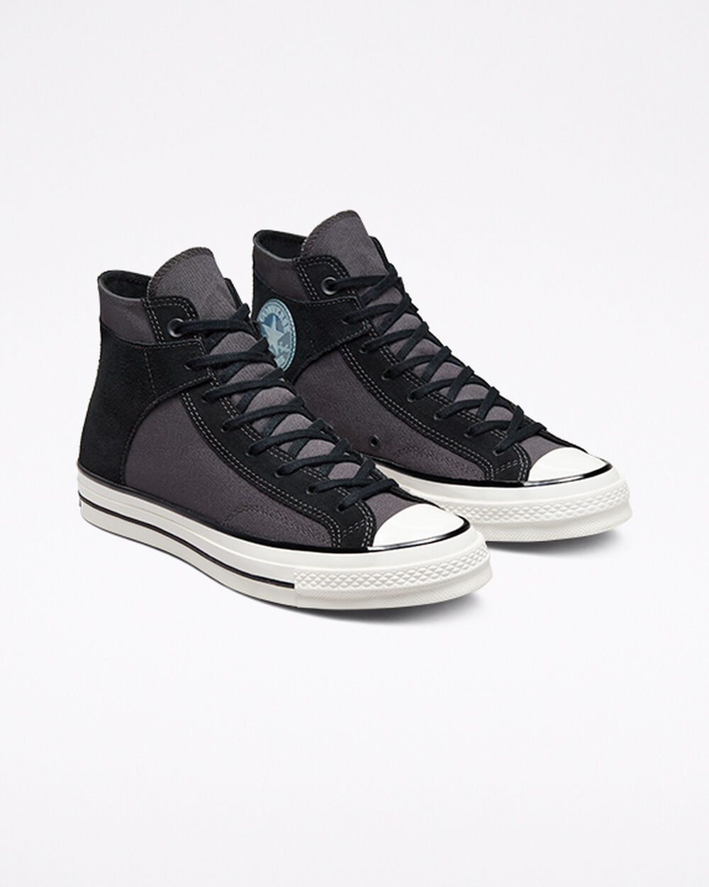 Zapatillas Converse Chuck 70 Hombre Negras Blancas | Chile-17066