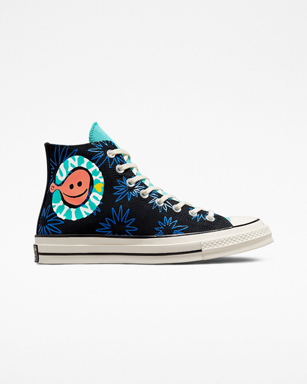 Zapatillas Converse Chuck 70 Hombre Negras Azules Turquesa Azul Real | Chile-71036