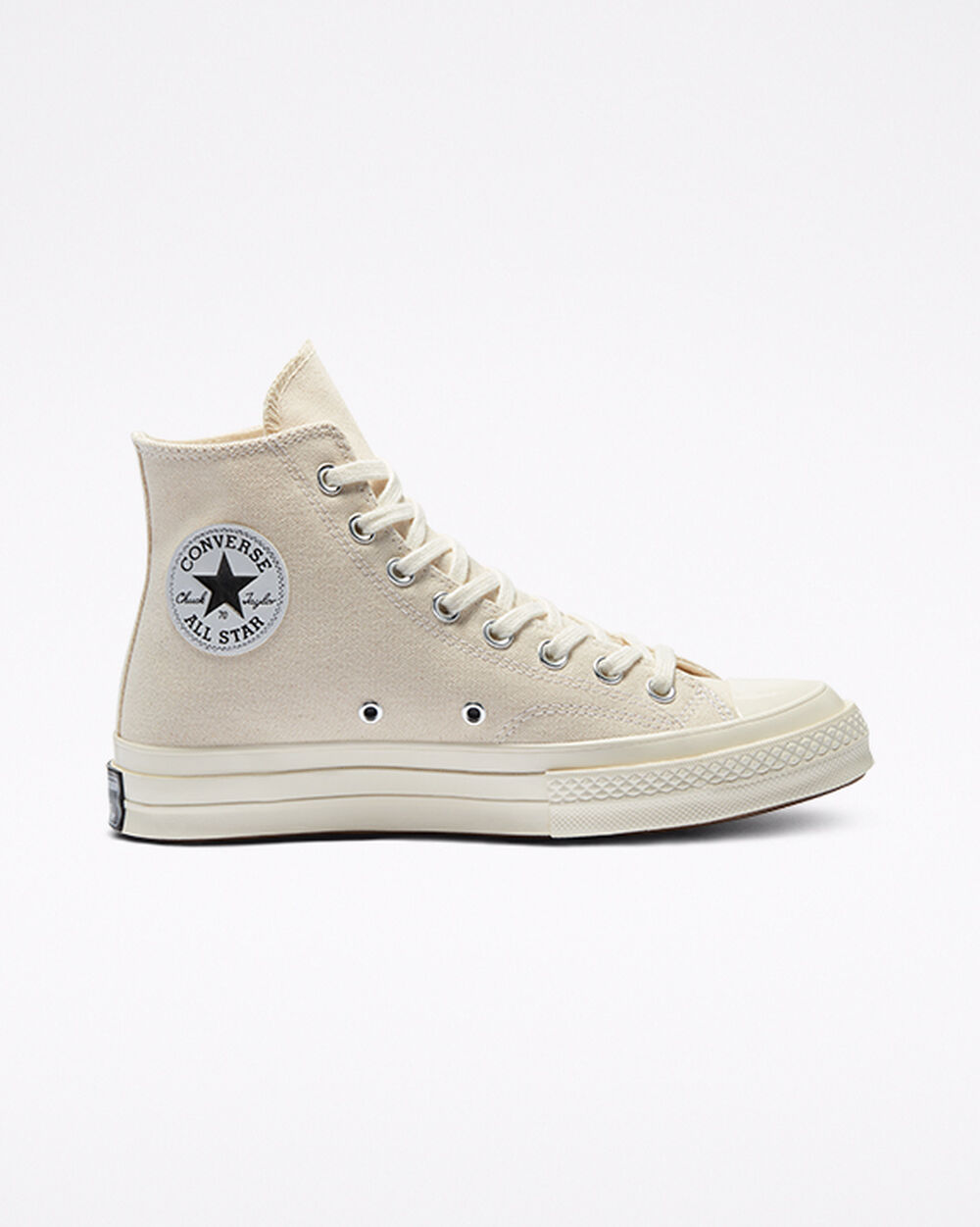 Zapatillas Converse Chuck 70 Mujer Beige Negras | Chile-481526