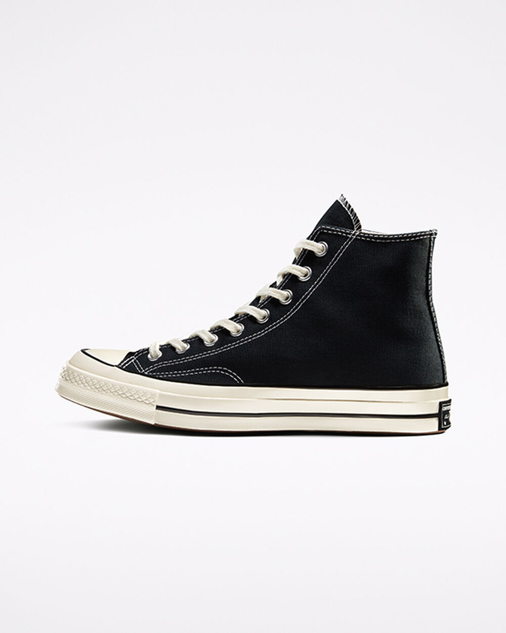 Zapatillas Converse Chuck 70 Mujer Negras Blancas | Chile-935246