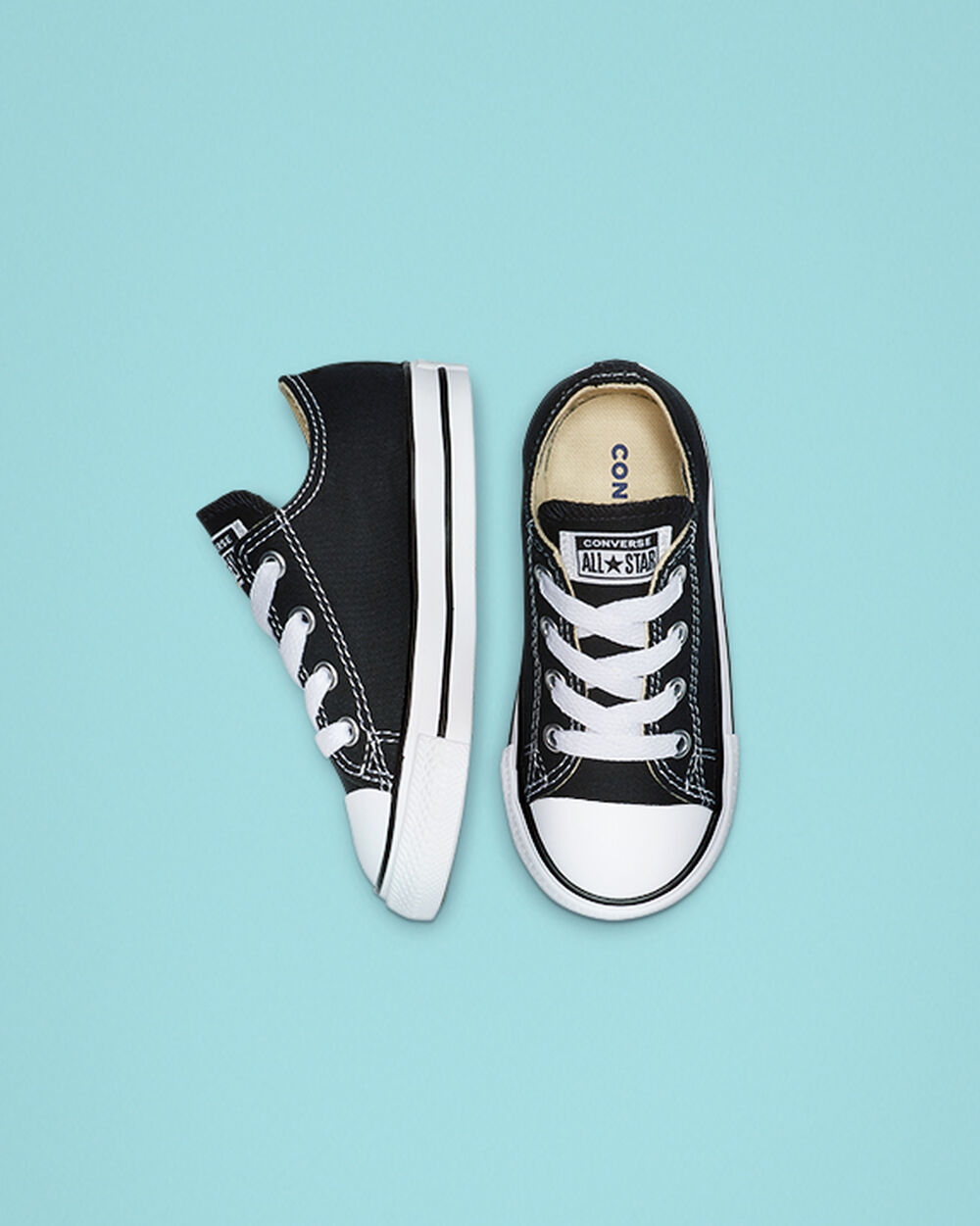 Zapatillas Converse Chuck Taylor All Star Niña Negras | Chile-01826