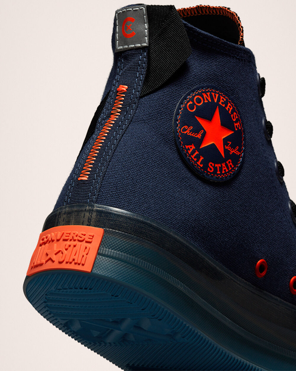 Zapatillas Converse Chuck Taylor All Star CX Hombre Azul Marino Negras Mango | Chile-023196