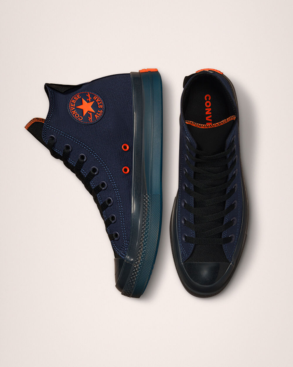 Zapatillas Converse Chuck Taylor All Star CX Hombre Azul Marino Negras Mango | Chile-023196