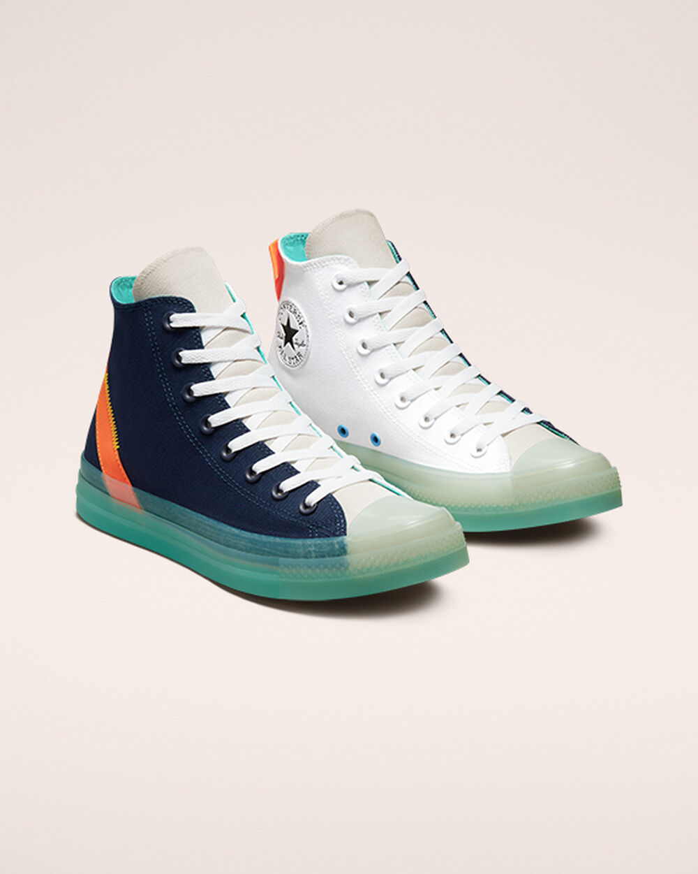 Zapatillas Converse Chuck Taylor All Star CX Hombre Blancas Azul Marino | Chile-104536