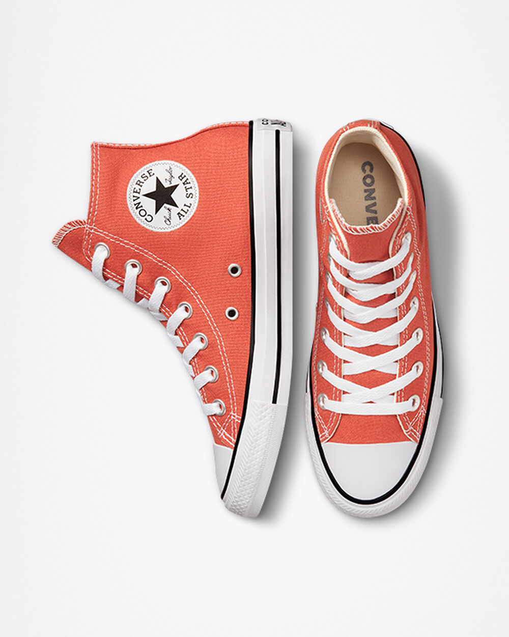 Zapatillas Converse Chuck Taylor All Star Mujer Naranjas Blancas | Chile-19856