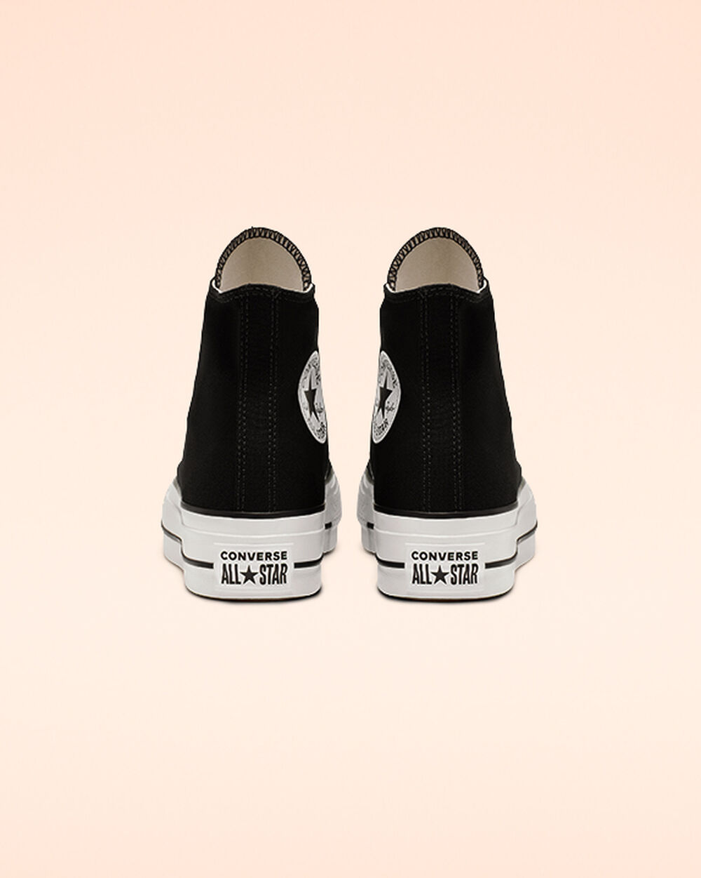 Zapatillas Converse Chuck Taylor All Star Mujer Negras Blancas | Chile-213496