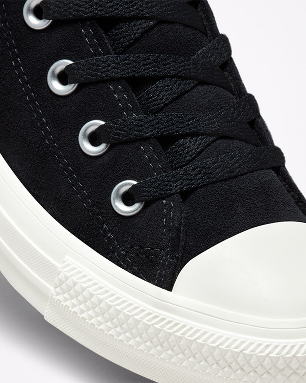 Zapatillas Converse Chuck Taylor All Star Mujer Negras Blancas | Chile-23466