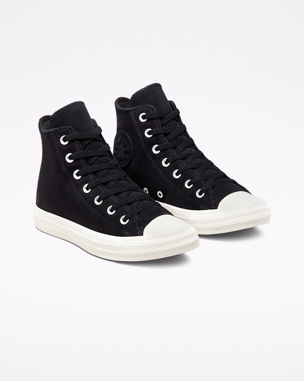 Zapatillas Converse Chuck Taylor All Star Mujer Negras Blancas | Chile-23466