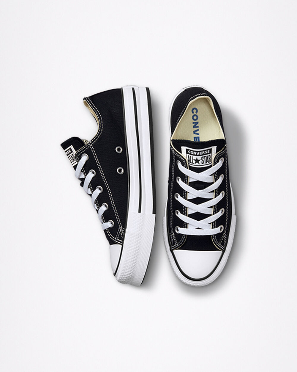 Zapatillas Converse Chuck Taylor All Star Niña Negras Blancas Negras | Chile-32796