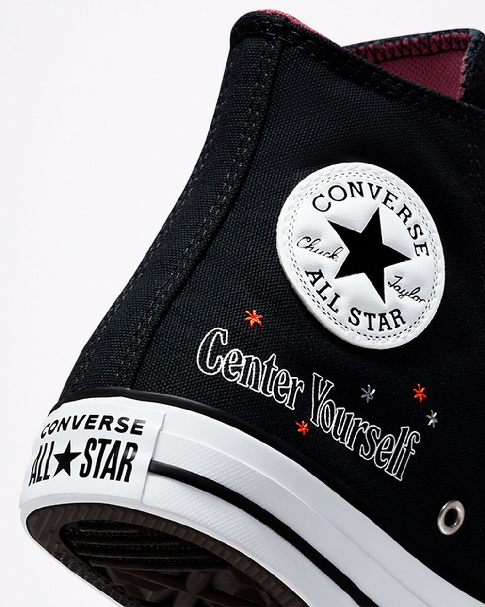 Zapatillas Converse Chuck Taylor All Star Mujer Negras Blancas Gris | Chile-418026