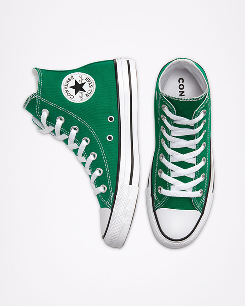 Zapatillas Converse Chuck Taylor All Star Mujer Verde Blancas | Chile-421096