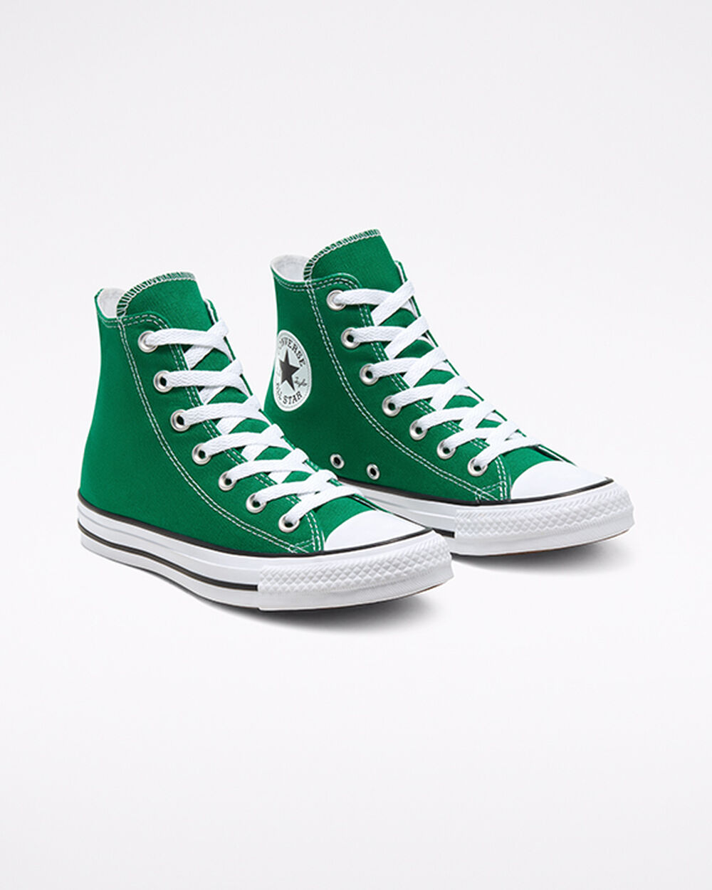 Zapatillas Converse Chuck Taylor All Star Mujer Verde Blancas | Chile-421096