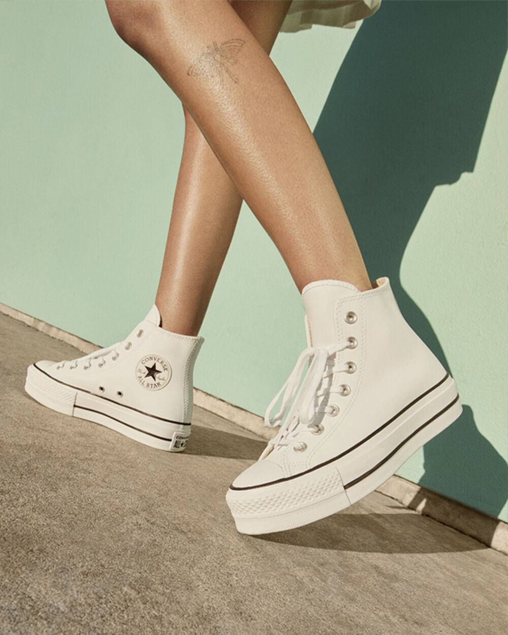 Zapatillas Converse Chuck Taylor All Star Mujer Blancas Negras Blancas | Chile-51496