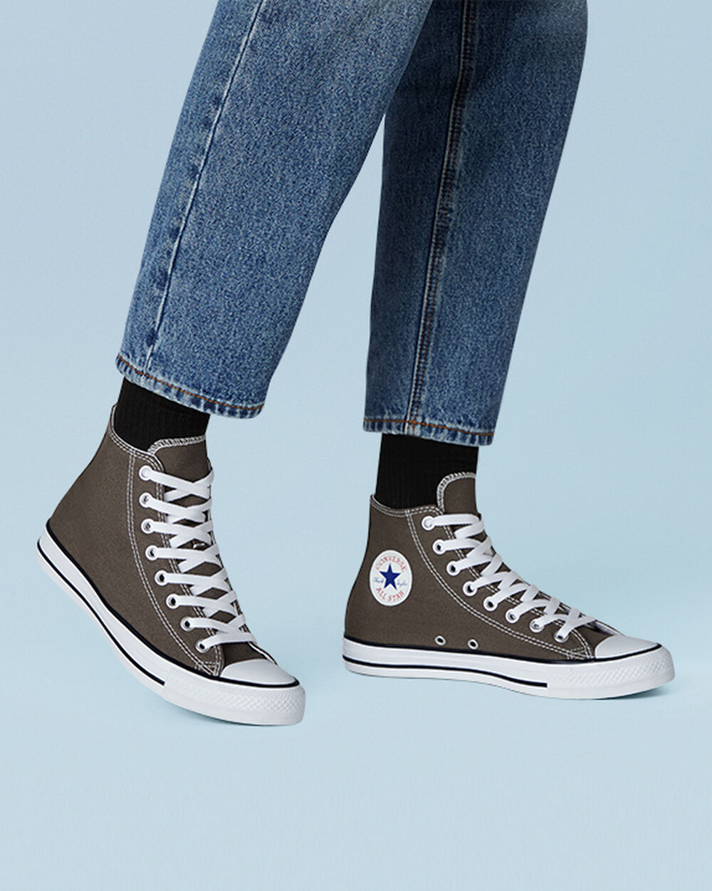 Zapatillas Converse Chuck Taylor All Star Mujer Gris Oscuro | Chile-54316