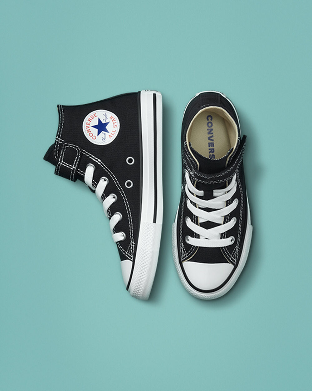 Zapatillas Converse Chuck Taylor All Star Niña Negras Beige Blancas | Chile-67356