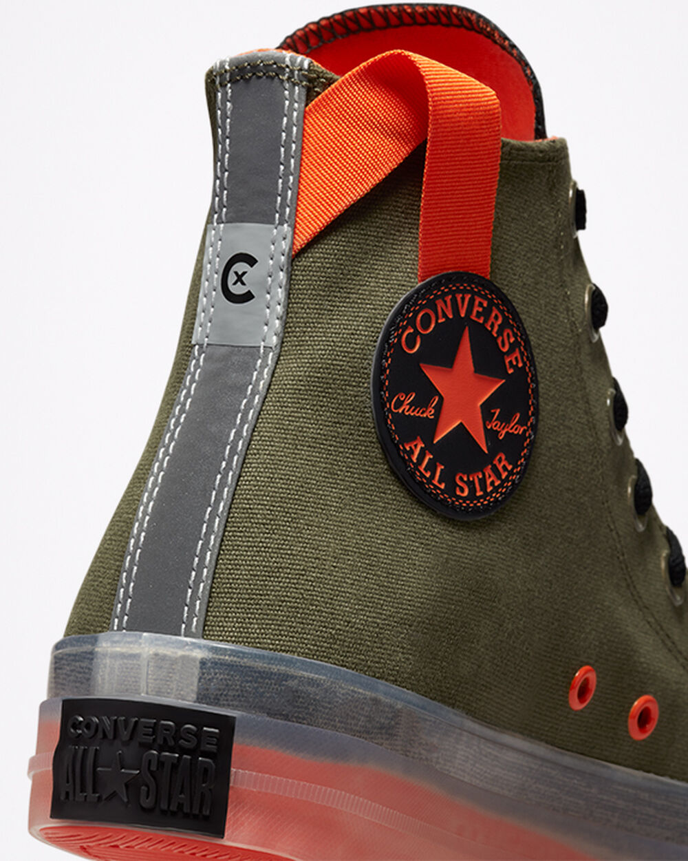 Zapatillas Converse Chuck Taylor All Star CX Hombre Kaki Negras | Chile-683196