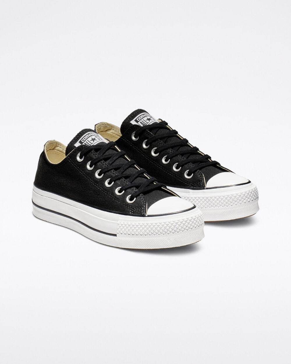 Zapatillas Converse Chuck Taylor All Star Mujer Negras Blancas | Chile-68426