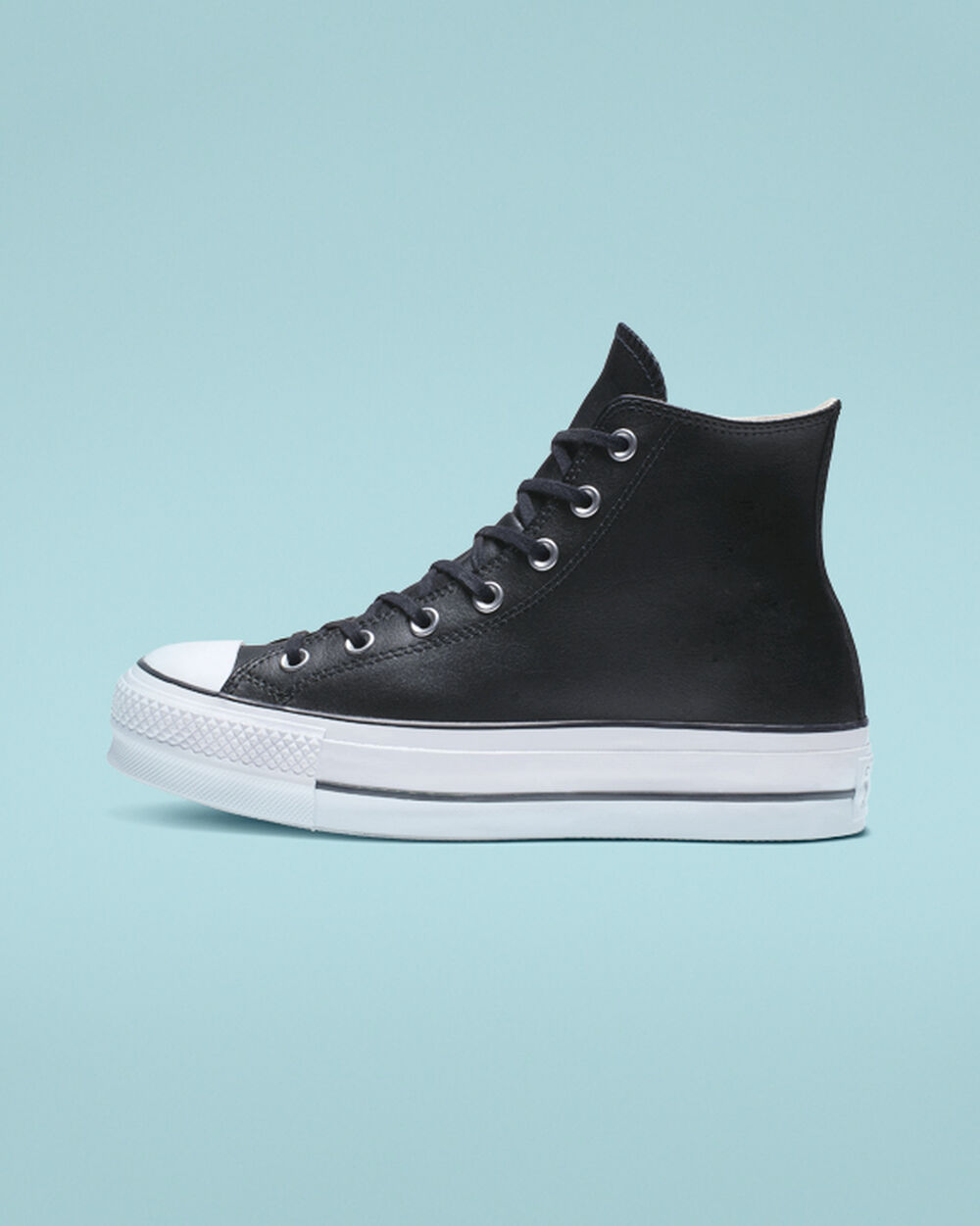 Zapatillas Converse Chuck Taylor All Star Mujer Negras Blancas | Chile-706156