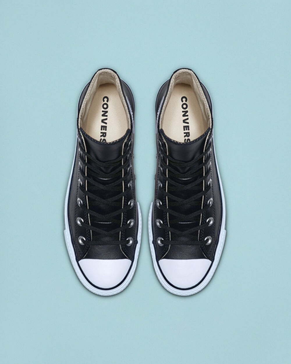 Zapatillas Converse Chuck Taylor All Star Mujer Negras Blancas | Chile-706156