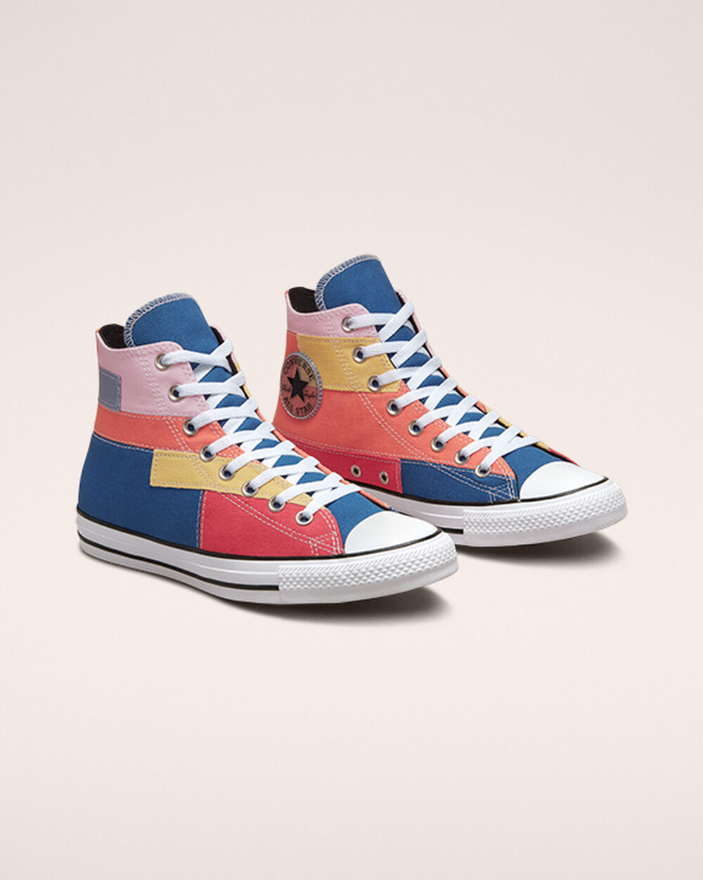 Zapatillas Converse Chuck Taylor All Star Mujer Azules Rosas | Chile-7156