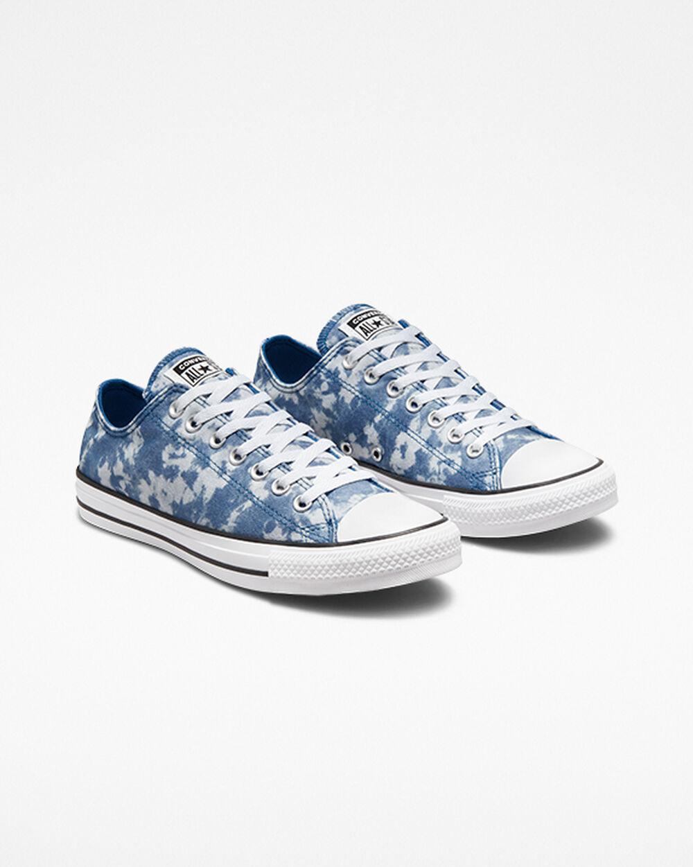 Zapatillas Converse Chuck Taylor All Star Hombre Azules Blancas Negras | Chile-728036