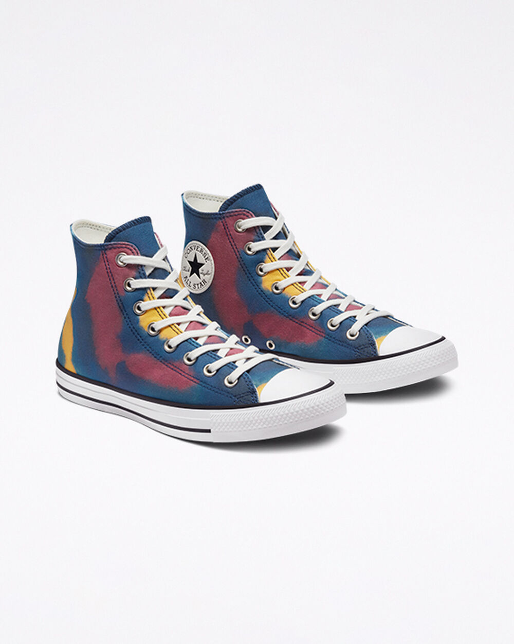 Zapatillas Converse Chuck Taylor All Star Hombre Azules Multicolor Blancas | Chile-824956