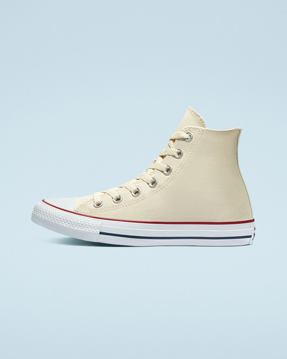 Zapatillas Converse Chuck Taylor All Star Mujer Beige Blancas | Chile-834256